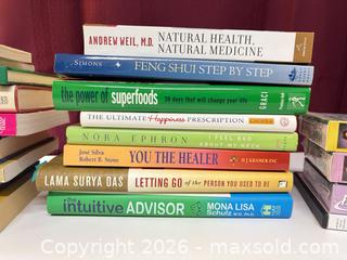 MaxSold Auction: Spirituality and self help books and exercise tapes lot 639 - Ottawa (Ontario, Canada) SELLER MANAGED Downsizing Online Auction -  Cinnabar