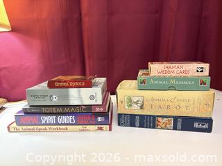MaxSold Auction: Spirituality books and cards, Animal Spirits, Totems, Tarot lot 646 - Ottawa (Ontario, Canada) SELLER MANAGED Downsizing Online Auction -  Cinnabar