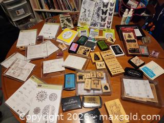 MaxSold Auction: Stamping Craft Lot 605 Table Top Full - Ottawa (Ontario, Canada) SELLER MANAGED Downsizing Online Auction -  Cinnabar
