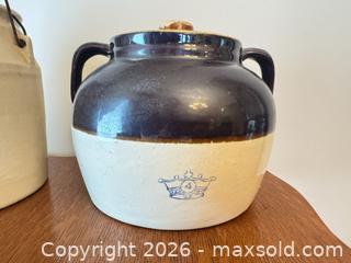 MaxSold Auction: Two antique crocks  - Ottawa (Ontario, Canada) SELLER MANAGED Downsizing Online Auction -  Cinnabar