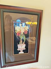 MaxSold Auction: Two floral prints  - Ottawa (Ontario, Canada) SELLER MANAGED Downsizing Online Auction -  Cinnabar