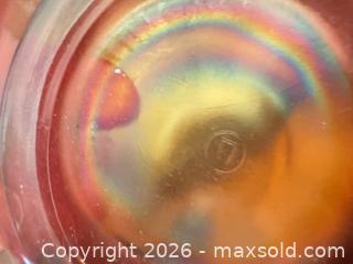 MaxSold Auction: Two orange carnival glass bowls  - Ottawa (Ontario, Canada) SELLER MANAGED Downsizing Online Auction -  Cinnabar