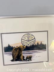 MaxSold Auction: Two sue Coleman indigenous prints  - Ottawa (Ontario, Canada) SELLER MANAGED Downsizing Online Auction -  Cinnabar