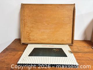MaxSold Auction: Wooden bread boar and stone pastry board - Ottawa (Ontario, Canada) SELLER MANAGED Downsizing Online Auction -  Cinnabar