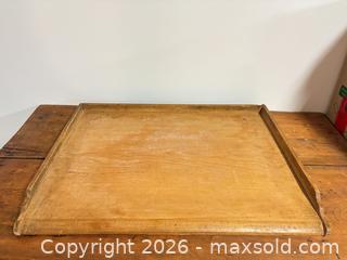 MaxSold Auction: Wooden bread boar and stone pastry board - Ottawa (Ontario, Canada) SELLER MANAGED Downsizing Online Auction -  Cinnabar