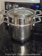 MaxSold Auction: All-Clad Pasta with Insert Pot Like New - Toronto (Ontario, Canada) SELLER MANAGED Downsizing Online Auction - McAdam Avenue