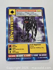 MaxSold Auction: Digimon DemiDevimon & Devimon Cards 1st Edition NM  - Toronto (Ontario, Canada) SELLER MANAGED Downsizing Online Auction - McAdam Avenue