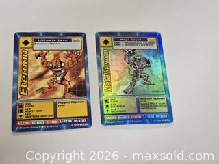 MaxSold Auction: Digimon Etemon & MetalEtemon Cards Holo NM  - Toronto (Ontario, Canada) SELLER MANAGED Downsizing Online Auction - McAdam Avenue