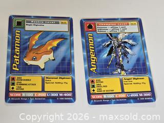 MaxSold Auction: Digimon Patamon & Angemon Cards 1st Edition NM  - Toronto (Ontario, Canada) SELLER MANAGED Downsizing Online Auction - McAdam Avenue