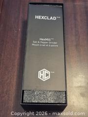 MaxSold Auction: Hexclad Full Size Hexmill Salt and Pepper Grinder New in Box - Toronto (Ontario, Canada) SELLER MANAGED Downsizing Online Auction - McAdam Avenue