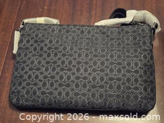 MaxSold Auction: New Coach Black Crossbody with Tag - Toronto (Ontario, Canada) SELLER MANAGED Downsizing Online Auction - McAdam Avenue
