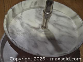 MaxSold Auction: Solid Marble 3 Tier Serving Stand - Toronto (Ontario, Canada) SELLER MANAGED Downsizing Online Auction - McAdam Avenue