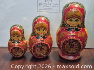 MaxSold Auction: Vintage Hand Made in Canada Floral Matroyshka Doll - Toronto (Ontario, Canada) SELLER MANAGED Downsizing Online Auction - McAdam Avenue