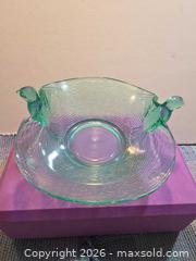 MaxSold Auction: Vintage Fenton Green Uranium Vaseline Glass Hummingbird - Toronto (Ontario, Canada) SELLER MANAGED Estate Sale Online Auction - Saunders Road