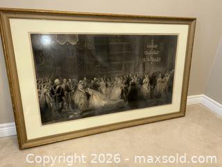 MaxSold Auction: Drawing Room at St James Palace in the Reign of Queen Victoria engraving, 1869 by Barrett  - Ancaster (Ontario, Canada) SELLER MANAGED Downsizing Online Auction - Galley Rd