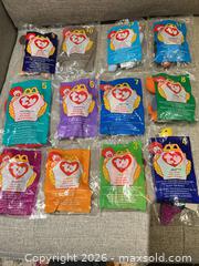 MaxSold Auction: Lot of 12 McDonald's Teenie Beanie Babies (Ty, 1990s) - Ancaster (Ontario, Canada) SELLER MANAGED Downsizing Online Auction - Galley Rd