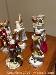 MaxSold Auction: Lot of 9 figurines majority are F.G Doughty  - Ancaster (Ontario, Canada) SELLER MANAGED Downsizing Online Auction - Galley Rd
