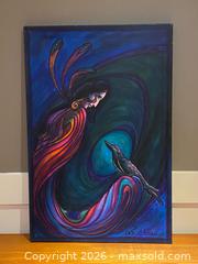 MaxSold Auction: Original acrylic on canvas Don Chase “ He Speaks To Me” 36x24 inches  - Ancaster (Ontario, Canada) SELLER MANAGED Downsizing Online Auction - Galley Rd