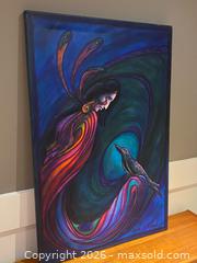 MaxSold Auction: Original acrylic on canvas Don Chase “ He Speaks To Me” 36x24 inches  - Ancaster (Ontario, Canada) SELLER MANAGED Downsizing Online Auction - Galley Rd