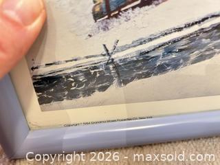 MaxSold Auction: Pair of frames fine art prints by Anne Mary Robertson ( Grandma) Moses  - Ancaster (Ontario, Canada) SELLER MANAGED Downsizing Online Auction - Galley Rd