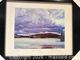 MaxSold Auction: Pair of professional frames fine art prints by Thomson and Harris  - Ancaster (Ontario, Canada) SELLER MANAGED Downsizing Online Auction - Galley Rd