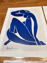 MaxSold Auction: Pair of Unframed “Blue Nude” by Henry Matisse  - Ancaster (Ontario, Canada) SELLER MANAGED Downsizing Online Auction - Galley Rd
