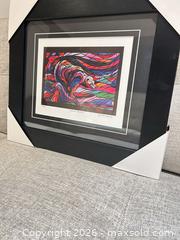 MaxSold Auction: Professionally framed fine art print  “ Salmon hunter” by Don Chase - Ancaster (Ontario, Canada) SELLER MANAGED Downsizing Online Auction - Galley Rd