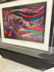 MaxSold Auction: Professionally framed fine art print  “ Salmon hunter” by Don Chase - Ancaster (Ontario, Canada) SELLER MANAGED Downsizing Online Auction - Galley Rd