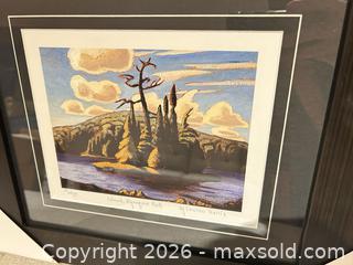 MaxSold Auction: Professionally framed “ Island Georgian Bay “ fine art print by Lawren Harris  - Ancaster (Ontario, Canada) SELLER MANAGED Downsizing Online Auction - Galley Rd