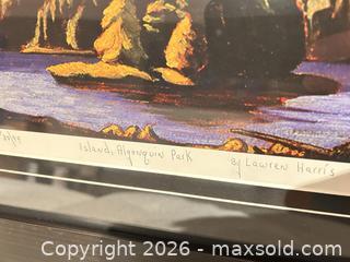 MaxSold Auction: Professionally framed “ Island Georgian Bay “ fine art print by Lawren Harris  - Ancaster (Ontario, Canada) SELLER MANAGED Downsizing Online Auction - Galley Rd