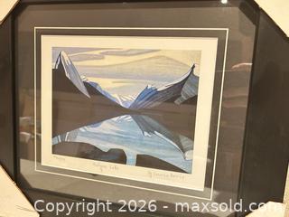 MaxSold Auction: Professionally framed “Maligne Lake “ fine art print By Lawren Harris  - Ancaster (Ontario, Canada) SELLER MANAGED Downsizing Online Auction - Galley Rd