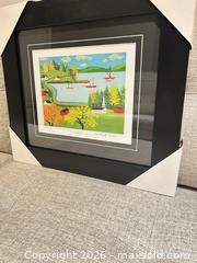 MaxSold Auction: Professionally framed “seascape “ fine art print by Maud Lewis. - Ancaster (Ontario, Canada) SELLER MANAGED Downsizing Online Auction - Galley Rd