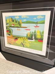 MaxSold Auction: Professionally framed “seascape “ fine art print by Maud Lewis. - Ancaster (Ontario, Canada) SELLER MANAGED Downsizing Online Auction - Galley Rd