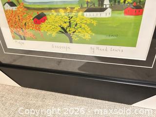 MaxSold Auction: Professionally framed “seascape “ fine art print by Maud Lewis. - Ancaster (Ontario, Canada) SELLER MANAGED Downsizing Online Auction - Galley Rd