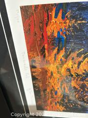 MaxSold Auction: Professionally framed “ tamaracks fall” fine art print by Tom Thomson  - Ancaster (Ontario, Canada) SELLER MANAGED Downsizing Online Auction - Galley Rd