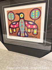 MaxSold Auction: Professionally framed “Thunderbird Spirit “ fine art print by Christian Morrisseau - Ancaster (Ontario, Canada) SELLER MANAGED Downsizing Online Auction - Galley Rd
