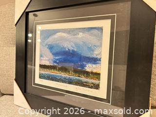 MaxSold Auction: Professionally framed “Thunderhead” fine art print by Tom Thomson - Ancaster (Ontario, Canada) SELLER MANAGED Downsizing Online Auction - Galley Rd