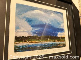 MaxSold Auction: Professionally framed “Thunderhead” fine art print by Tom Thomson - Ancaster (Ontario, Canada) SELLER MANAGED Downsizing Online Auction - Galley Rd