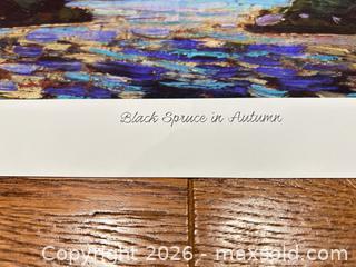 MaxSold Auction: Unframed “Black Spruce in Autumn “ By Tom Thomson  - Ancaster (Ontario, Canada) SELLER MANAGED Downsizing Online Auction - Galley Rd