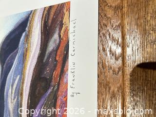 MaxSold Auction: Unframed “Mirror Lake” fine art print by Franklin Carmichael  - Ancaster (Ontario, Canada) SELLER MANAGED Downsizing Online Auction - Galley Rd