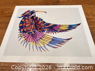 MaxSold Auction: Unframed “Native Celebration” fine art print by Don Chase - Ancaster (Ontario, Canada) SELLER MANAGED Downsizing Online Auction - Galley Rd