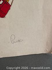 MaxSold Auction: Charles Pachter Streetcar Headdress Print - Toronto (Ontario, Canada) SELLER MANAGED Downsizing Online Auction - Shudell Avenue