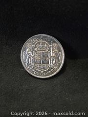 MaxSold Auction: 1940 Silver 50 Cent Coin - Loyalist (Ontario, Canada) SELLER MANAGED Downsizing Online Auction - Somerset Drive