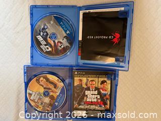 MaxSold Auction: 2 PS4 GAME                                            GRAND THEFT AUTO 5 & THE CREW - Toronto (Ontario, Canada) SELLER MANAGED Downsizing Online Auction -  Palamar Road