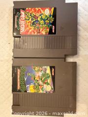 MaxSold Auction: 2 vintage Nintendo nes games  - Toronto (Ontario, Canada) SELLER MANAGED Downsizing Online Auction -  Palamar Road