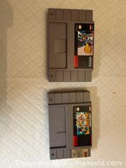 MaxSold Auction: 2 vintage Super Nintendo Games - Toronto (Ontario, Canada) SELLER MANAGED Downsizing Online Auction -  Palamar Road