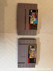 MaxSold Auction: 2 vintage Super Nintendo Games - Toronto (Ontario, Canada) SELLER MANAGED Downsizing Online Auction -  Palamar Road