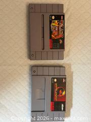 MaxSold Auction: 2 vintage Super Nintendo Games - Toronto (Ontario, Canada) SELLER MANAGED Downsizing Online Auction -  Palamar Road