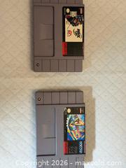 MaxSold Auction: 2 vintage Super Nintendo Games - Toronto (Ontario, Canada) SELLER MANAGED Downsizing Online Auction -  Palamar Road