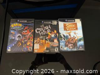 MaxSold Auction: 3 game cube games  - Toronto (Ontario, Canada) SELLER MANAGED Downsizing Online Auction -  Palamar Road
